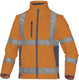 Delta plus hi-vis softshell jas stretch 2in1 moonlight - fluor oranje | geel - xxl