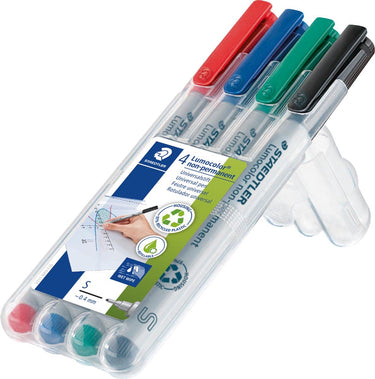Staedtler lumocolor s non-permanent - box 4 st