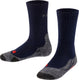 Falke tk2 anti-blaar dik wol functioneel materiaal wandelsokken kinderen blauw - maat 23-26