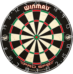 Winmau pro-sfb dartbord – sisalvezels, toernooiformaat, duurzaam, inclusief ophangsysteem
