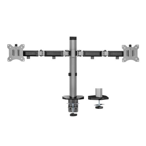 Dubbele monitorarm act ac8336 zilver