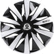 Sparco wieldoppen lazio 13 inch zwart zilver - 4 stuks