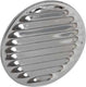 Plieger schoepenrooster rvs met gaas 175mm
