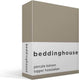 Beddinghouse percale katoen topper hoeslaken - eenpersoons - sand