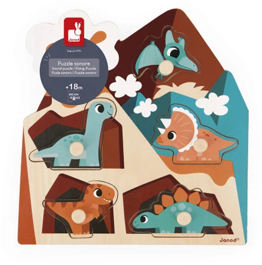 Janod - dino - muziekpuzzel