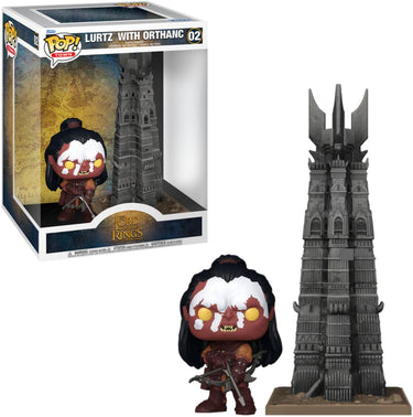 The lord of the rings lurtz with orthanc (pop! town) vinylfiguur 02 unisex funko pop! - neutraal - standard