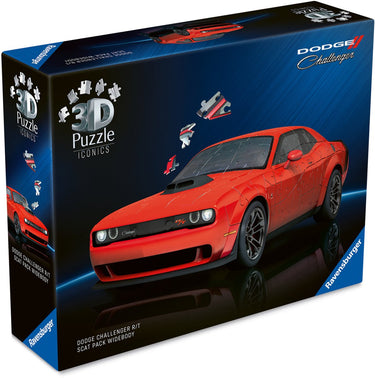 Ravensburger 3d puzzel iconics dodge challenger - 167st.