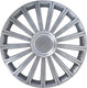 Carpoint wieldoppen radical pro 15 inch abs zilver set van 4