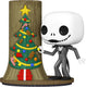 Funko the nightmare before christmas - 30th pop! deluxe jack with christmas town door 9 cm verzamelfiguur - multicolours