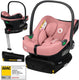 Lionelo astrid i-size set – autostoeltje 40–87 cm + isofix-basis – adac getest – r129 i-size – memory foam – verstelbare hoofdsteun – zijdelingse bescherming – dri-seat – lichtgewicht – universeel compatibel