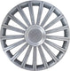 Carpoint wieldoppen radical pro 14 inch abs zilver set van 4