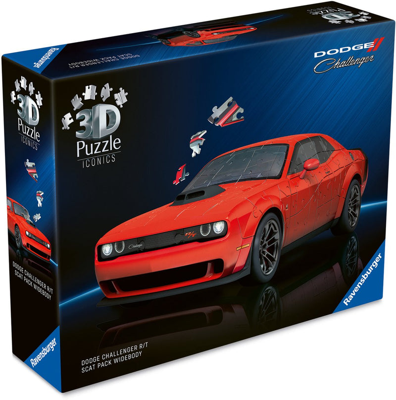 Load image into Gallery viewer, Ravensburger 3d puzzel iconics dodge challenger - 167st.
