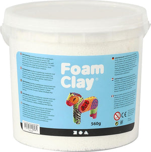 Foam clay - wit, 560gr.