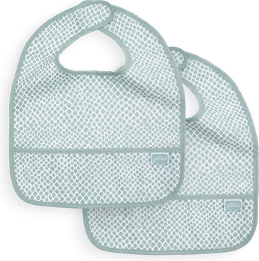 Jollein slab waterproof snake - soft green - 2 stuks