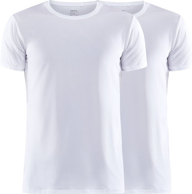Craft core dry tee multi 2-pack m heren thermoshirt - wit