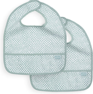 Jollein slab waterproof snake - soft green - 2 stuks
