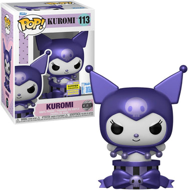 Funko pop! sanrio - kuromi (metallic) #113 (2025 summer convention exclusive)