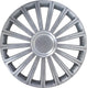 Carpoint wieldoppen radical pro 15 inch abs zilver set van 4