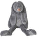 Happy horse konijn richie knuffel 38cm - donkergrijs - baby knuffel