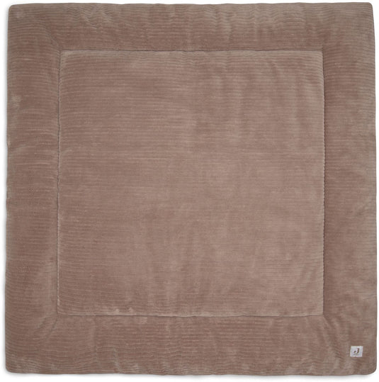 Jollein boxkleed baby - 100x100cm - cloudy rib - polyester - milky coffee