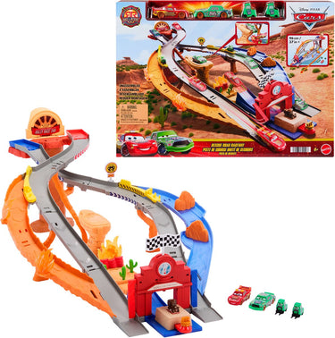 Disney en pixar cars reddingsweg racebaan