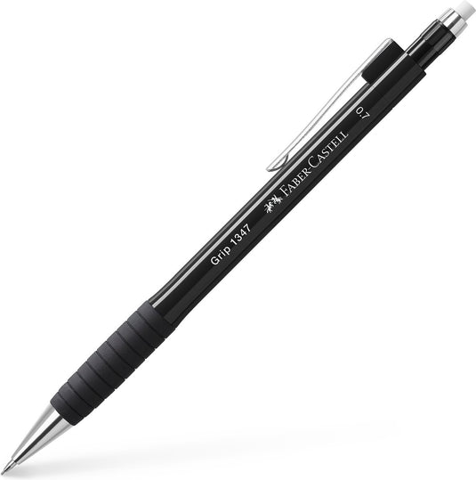 Faber-castell faber castell vulpotlood - grip 1347 - 0,7mm - zwart metallic - fc-134799