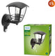 Philips led philips creek buitenwandlamp - met sensor - zwart