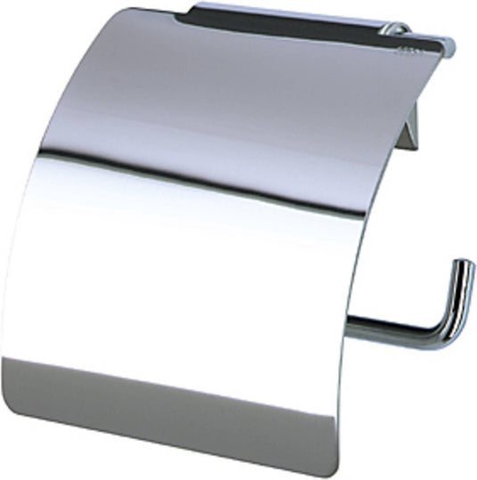 Geesa hotel toiletrolhouder met klep chroom