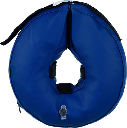 Trixie beschermkraag opblaasbaar blauw - beschermnekkraag - xs - 20-24 cm