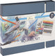 Nassau fine art aquarelverf startersset 34pcs - giftset met aquarelverf napjes, aquarelverf tubes, potloden penselen - hobbyverf voor volwassenen - schilderen voor volwassenen