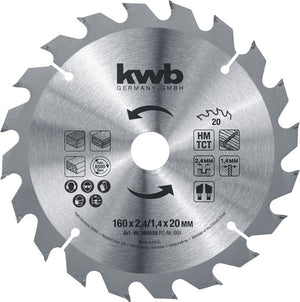 Kwb cirkelzaagblad hm - 130x16mm - 18t