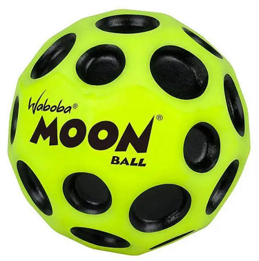 Waboba stuiterbal original moon ball - geel - ø 6,3cm