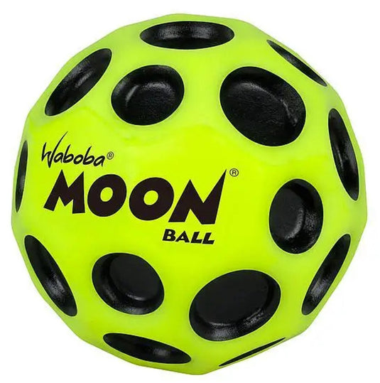 Waboba stuiterbal original moon ball - geel - ø 6,3cm