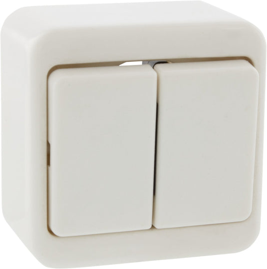 Berker opbouw wandcontactdoos (wcd) ra 1-voudig polarwit