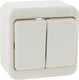 Berker opbouw wandcontactdoos (wcd) ra 1-voudig polarwit