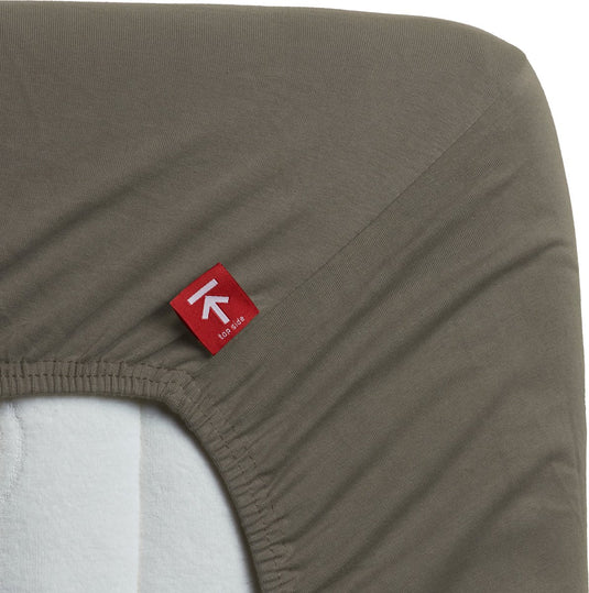 Beddinghouse - jersey-stretch - hoeslaken - 160x220 cm - warmgrijs - premium kwaliteit