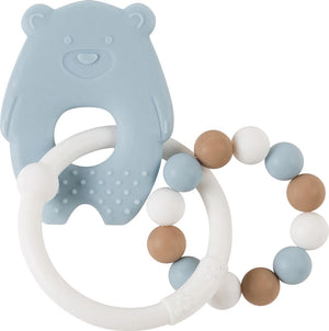 Nattou beer silicone - bijtring - blauw - bpa vrij