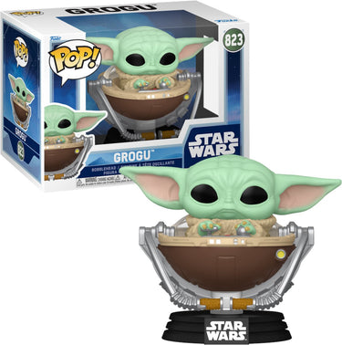 Funko star wars grogu vinylfiguur 823 unisex pop! - neutraal - standard