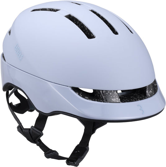 Bbb cycling sidestreet mips urban fietshelm - unisex - e-bike helm met fidlock sluiting - 14 ventilatiegaten - l (59-63cm) - mat ijsblauw