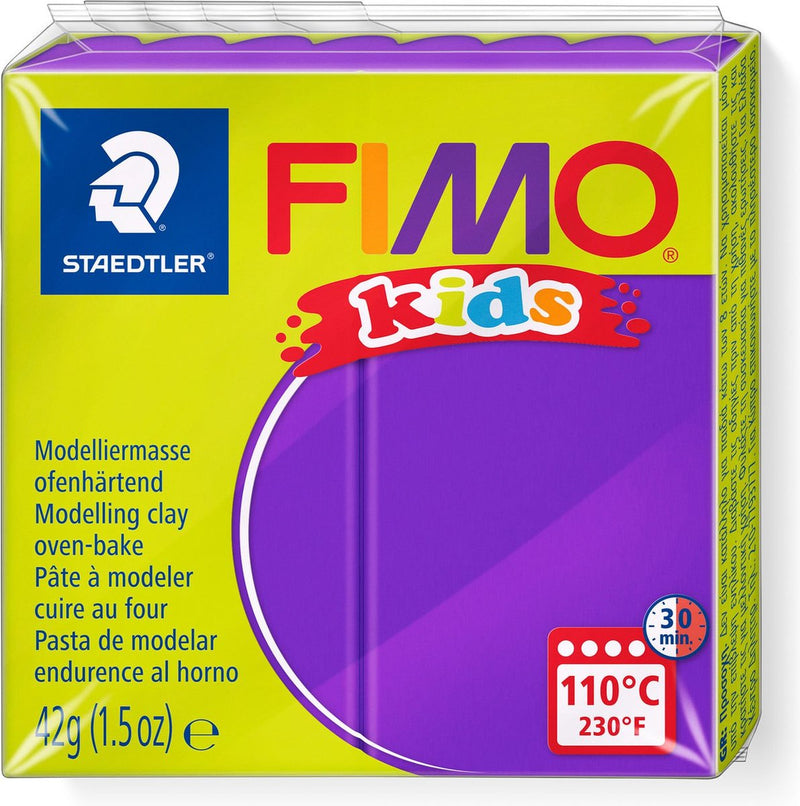 Load image into Gallery viewer, Fimo kids boetseerklei 42 g lila
