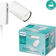 Philips led philips idris spot - plafondspot - spatwaterdicht ip44 - wit - 5w - badkamerlamp - eén lichtpunt - alleen geschikt voor led spots