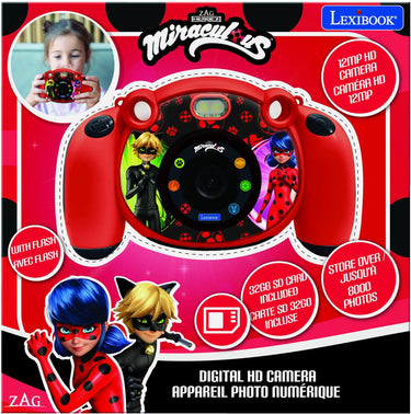 Lexibook miraculous starcam® digitale hd camera met sd-kaart