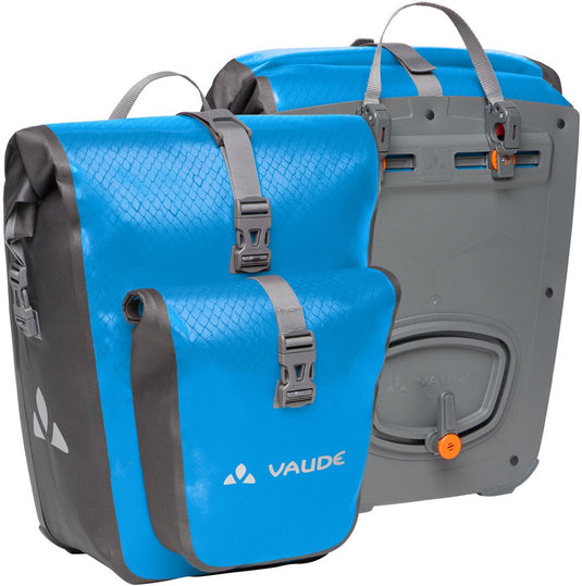 Vaude aqua back plus dubbele fietstas - 51l (2x 25,5l) - blauw