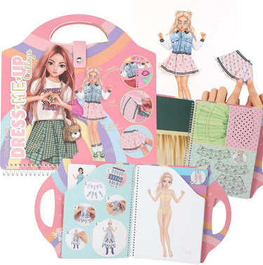 Depesche - topmodel dress me up collage book - kleurboek