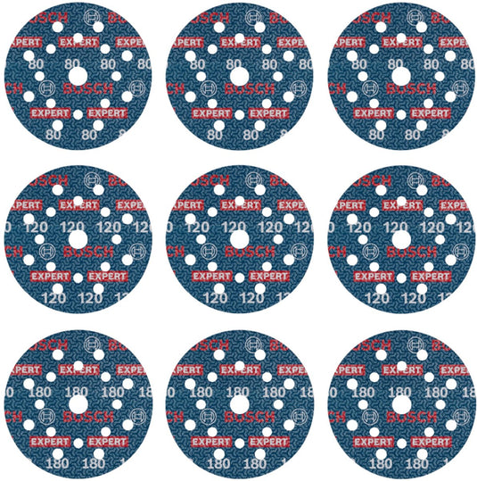Bosch accessories 2608902407 schuurschijvenset diameter 125 mm 1 stuk(s)