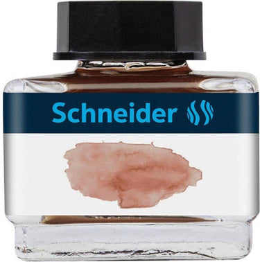 Schneider schrijfwaren schneider inktpotje - inhoud 15ml - pastel cognac - s-6937