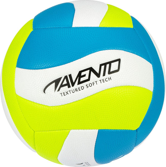 Avento beachvolleybal - smash wave - soft touch - blauw wit