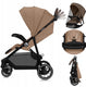 Lionelo emma one buggy en kinderwagen tot 22 kg – xxl kapje – eva wielen – lichtgewicht en onderhoudsvrij – verstelbare rugleuning – eénhandig inklapbaar – verstelbare duwstang – centrale voetrem – 5-punts veiligheidsgordel – stadswandelwagen
