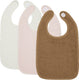 Meyco baby uni slab - 3-pack - badstof - offwhite soft pink toffee