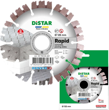 Bosch rapid serie - diamantzaagblad - 125mm - geschikt voor beton en graniet